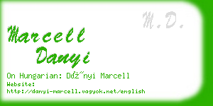 marcell danyi business card
